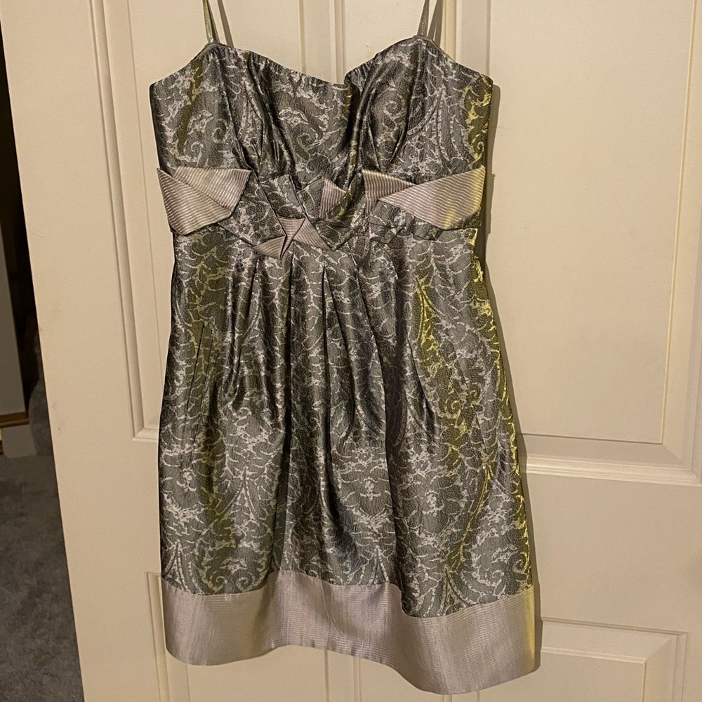 BCBG strapless cocktail dress